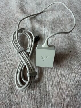 Aura Carver May Gray Fabric Power Adapter Cord